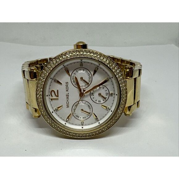 Michael Kors MK5780 Women\'s Gold Tone Stainless Steel Analog Dial Watch NUL66